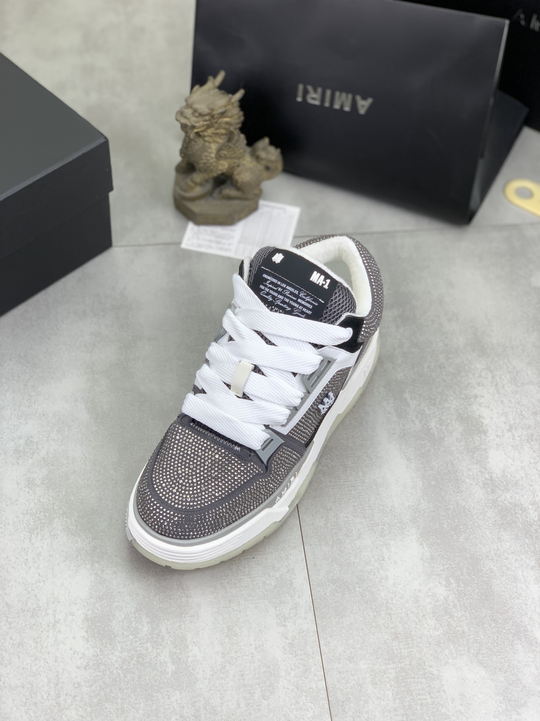 Amiri Hot Drill Series Premium Leather Sneakers - Couple's Casual Shoes 5 cmp i1746377918360 8008 0 3