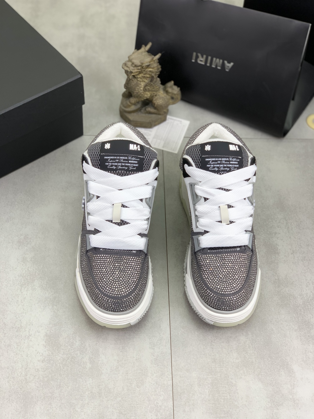 Amiri Hot Drill Series Premium Leather Sneakers - Couple's Casual Shoes 3 cmp i1746377918382 5492 0 1