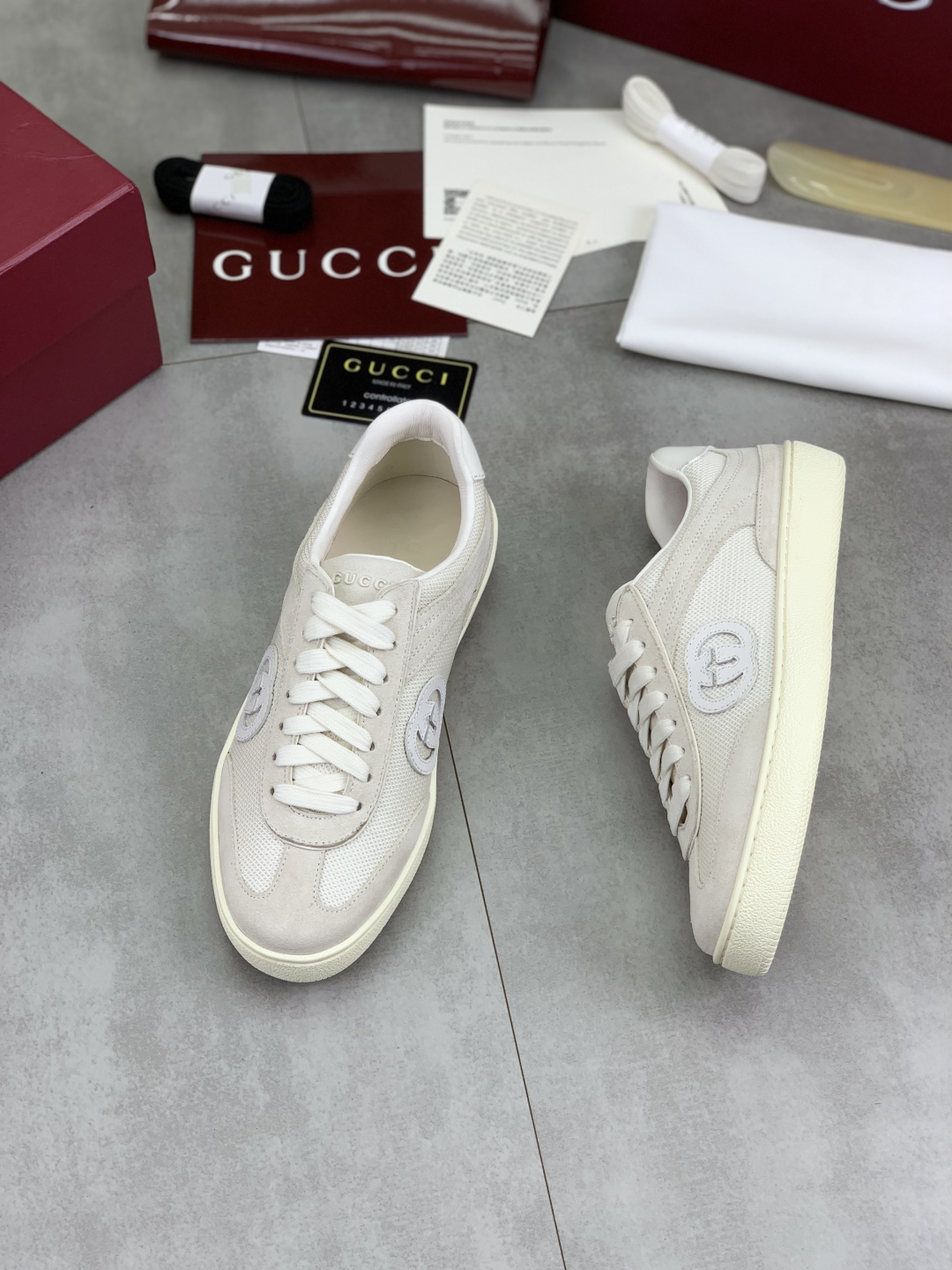 Gucci Women's , High-Quality Logo Fabric Sneakers, Lightweight and Comfortable 6 cmp i1746378491529 5801 0 4