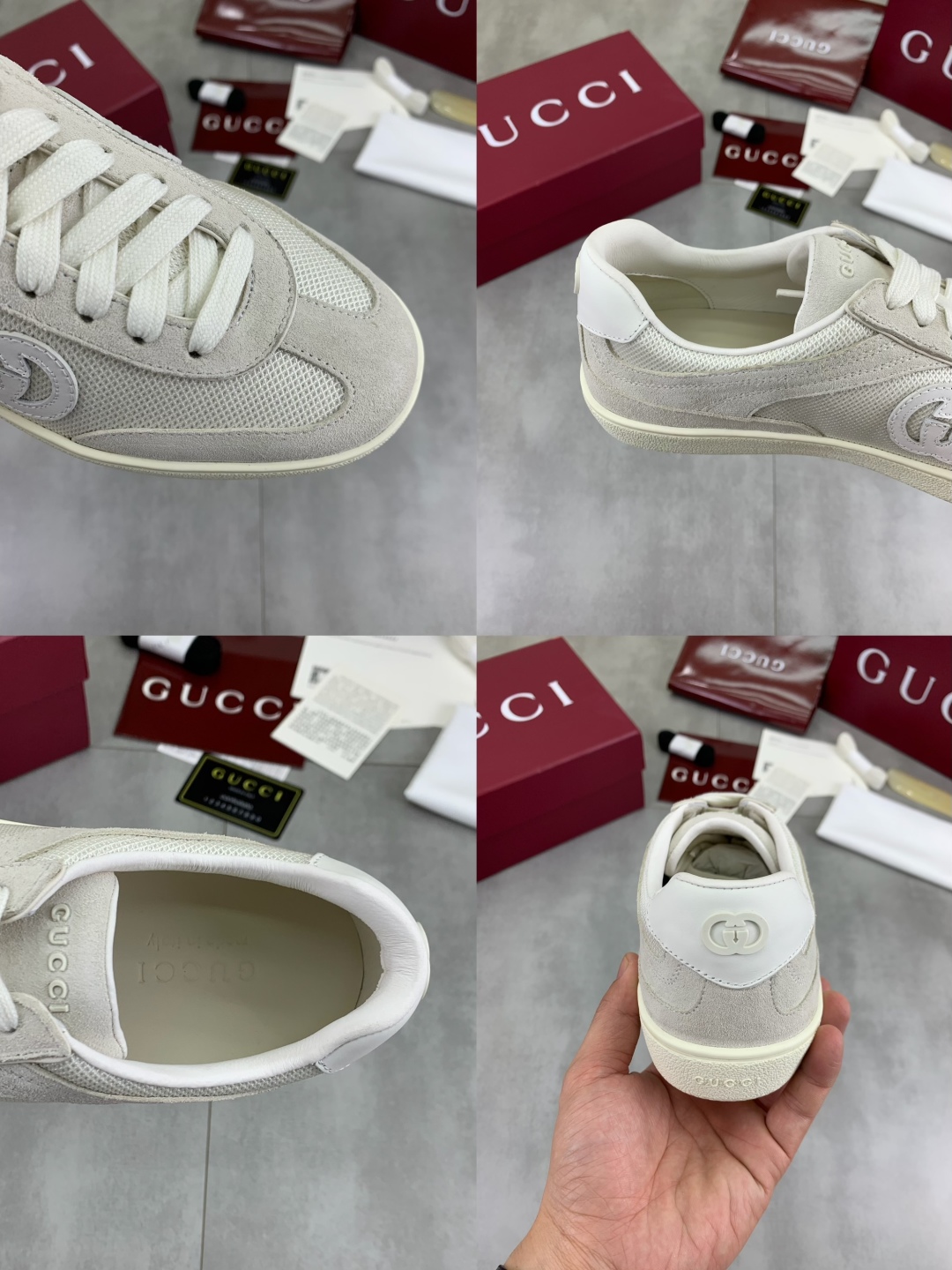 Gucci Women's , High-Quality Logo Fabric Sneakers, Lightweight and Comfortable 10 cmp i1746378506292 8567 0 8