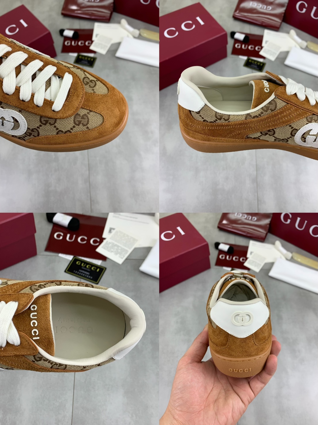Gucci Women's Logo Canvas Sneakers, Lightweight and Comfortable, Sizes 35-41 10 cmp i1746378521065 4432 0 8