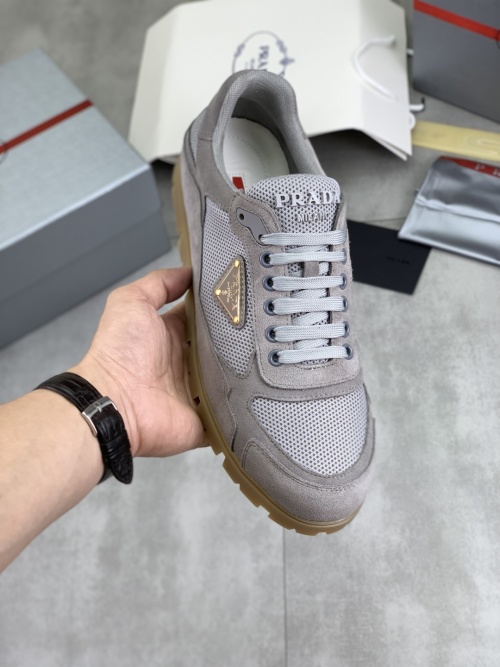 Prada Men's Fashion Sneakers, Stylish and Comfortable Leather Casual Shoes 1 Prada Men's Fashion Sneakers, Stylish and Comfortable Leather Casual Shoes
