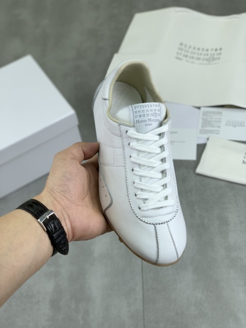 Maison Margiela White Leather Sneakers - Comfortable & Stylish Shoes