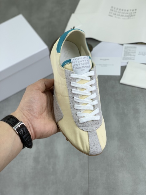 Maison Margiela Replica Sneakers | Nappa Leather & Suede Accents 1 Maison Margiela Replica Sneakers | Nappa Leather & Suede Accents