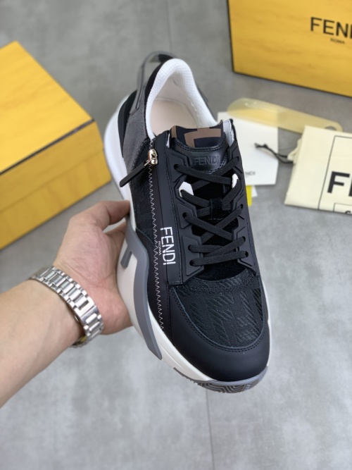 Fendi Men's Black Leather Sport Sneakers - Original Import, Multiple Colors 26 Fendi Men's Black Leather Sport Sneakers - Original Import, Multiple Colors