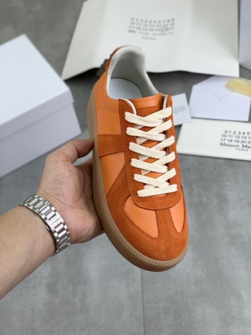 Maison Margiela Replica Leather & Suede Low-Top Sneakers - Women's Size 35-40