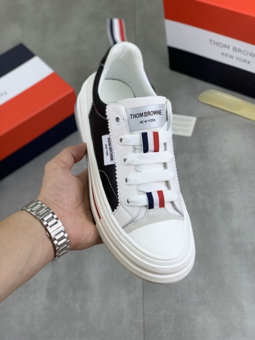 Thom Browne Original Sneakers Runway Leather Casual Shoes For Men and Women 1 Thom Browne Original Sneakers Runway Leather Casual Shoes For Men and Women
