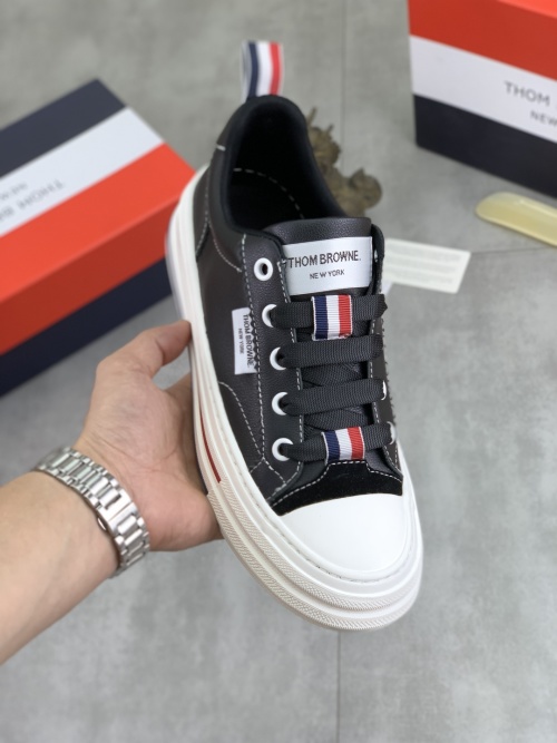 Thom Browne Men's Leather Sneakers - Stylish, Comfortable, and Versatile 1 Thom Browne Men's Leather Sneakers - Stylish, Comfortable, and Versatile