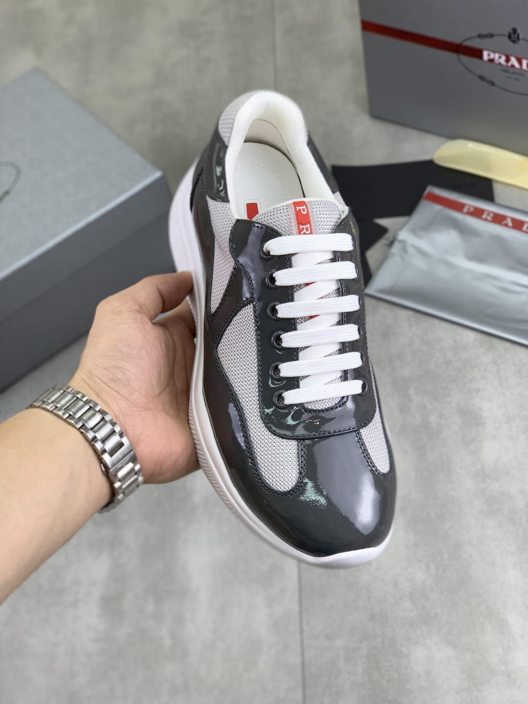 Prada Men's Fashion Sneakers, Available in Multiple Colors and Sizes