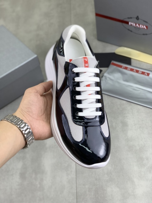 Prada Men's Leather Sneakers | Fashionable & Comfortable | Multiple Colors