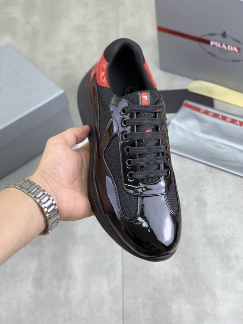 Prada Men's Fashion Sneakers, Black Leather and Mesh, Casual Lace-Up Shoes 1 Prada Men's Fashion Sneakers, Black Leather and Mesh, Casual Lace-Up Shoes
