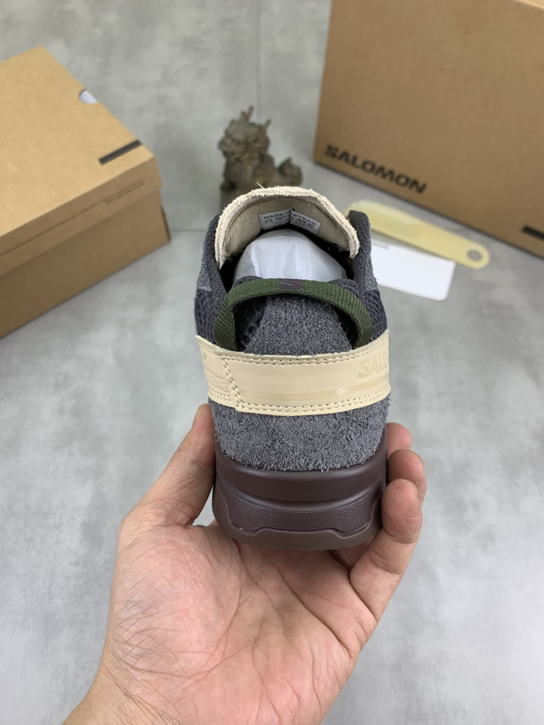 살로몬 XT-4 메시 스웨이드 머플러 여성 남성 신발 23920 이미지 8