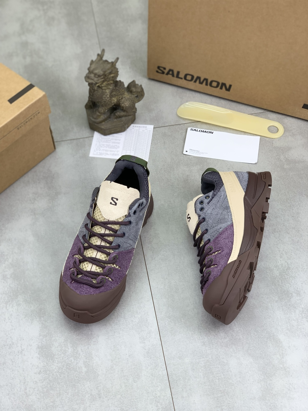 살로몬 XT-4 메시 스웨이드 머플러 여성 남성 신발 23920 이미지 3