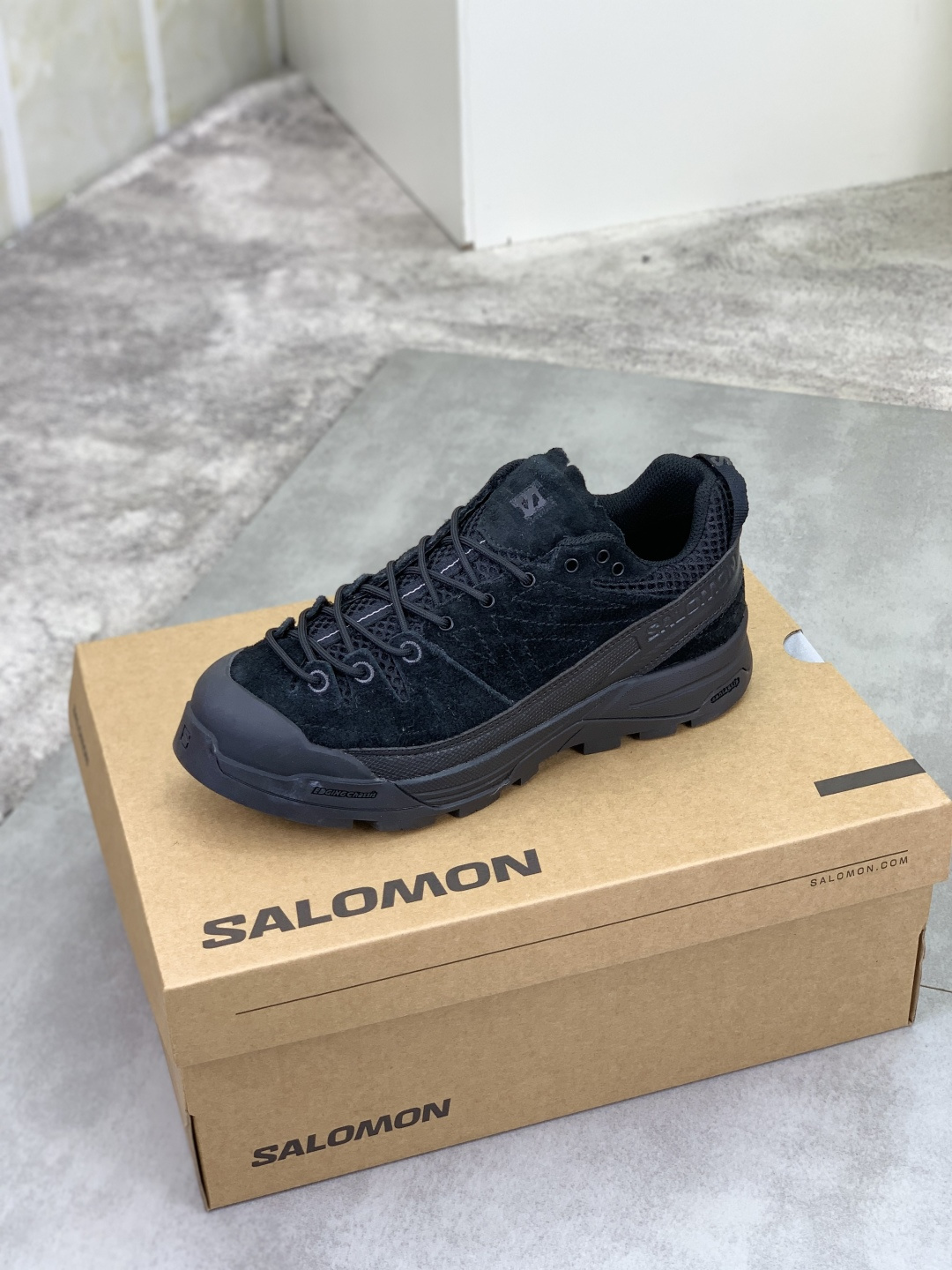살로몬 XT-4 뮬 스웨이드 메시 여성 신발 23925 이미지 4