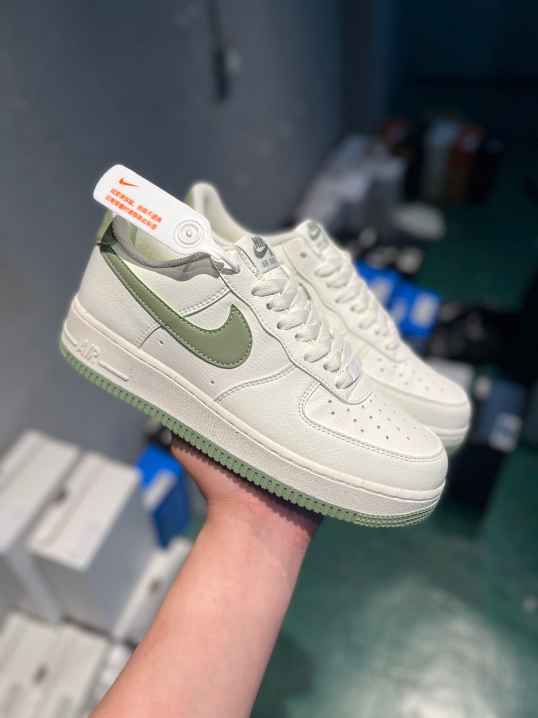 Nike Air Force 1 Low White Brown Brogue Detailing Sneaker 7 cmp i1748289831797 2969 0 6
