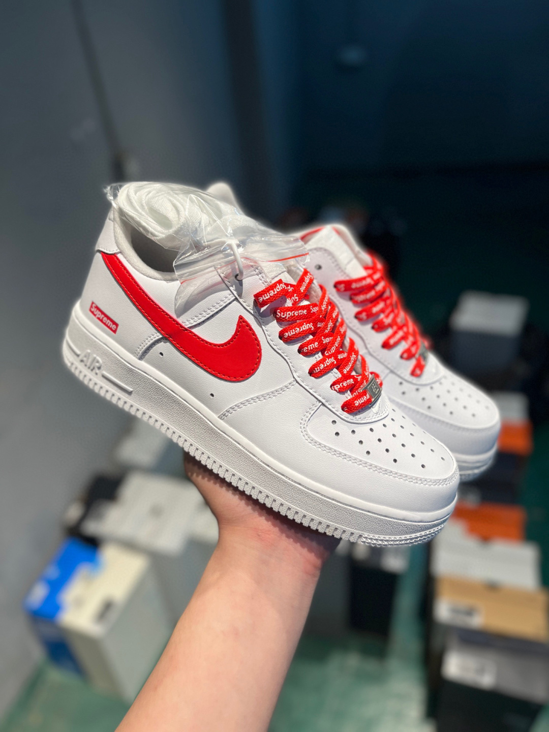 Nike Air Force 1 Low White Brown Brogue Detailing Sneaker 10 cmp i1748289833642 1671 0 9