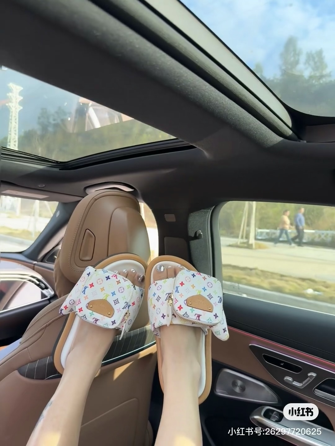 NO:238306,Share pictures of the foot, slippers, slippers19860909上脚图分享,拖鞋,slippers,Women's Shoes