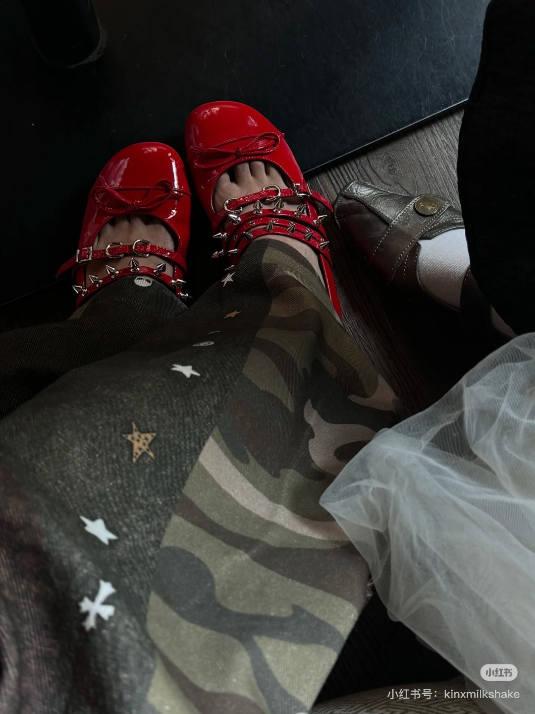 NO:224576,Share pictures of the foot, ballet shoes19860909上脚图分享,芭蕾舞鞋,Women's Shoes