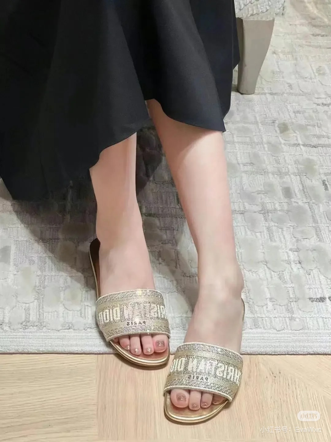 NO:409280,Share pictures of the foot, slippers, slippers19860909上脚图分享,拖鞋,slippers,Women's Shoes