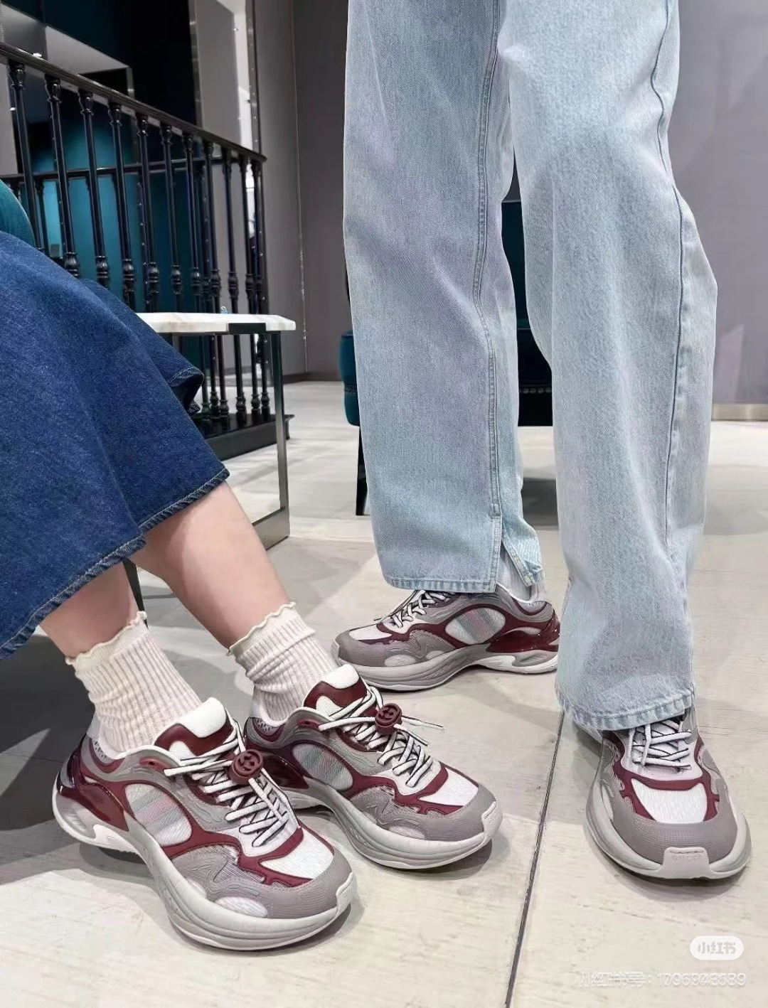 NO:416876,Share the picture on the foot, dad's shoes19860909上脚图分享,老爹鞋,Women's Shoes