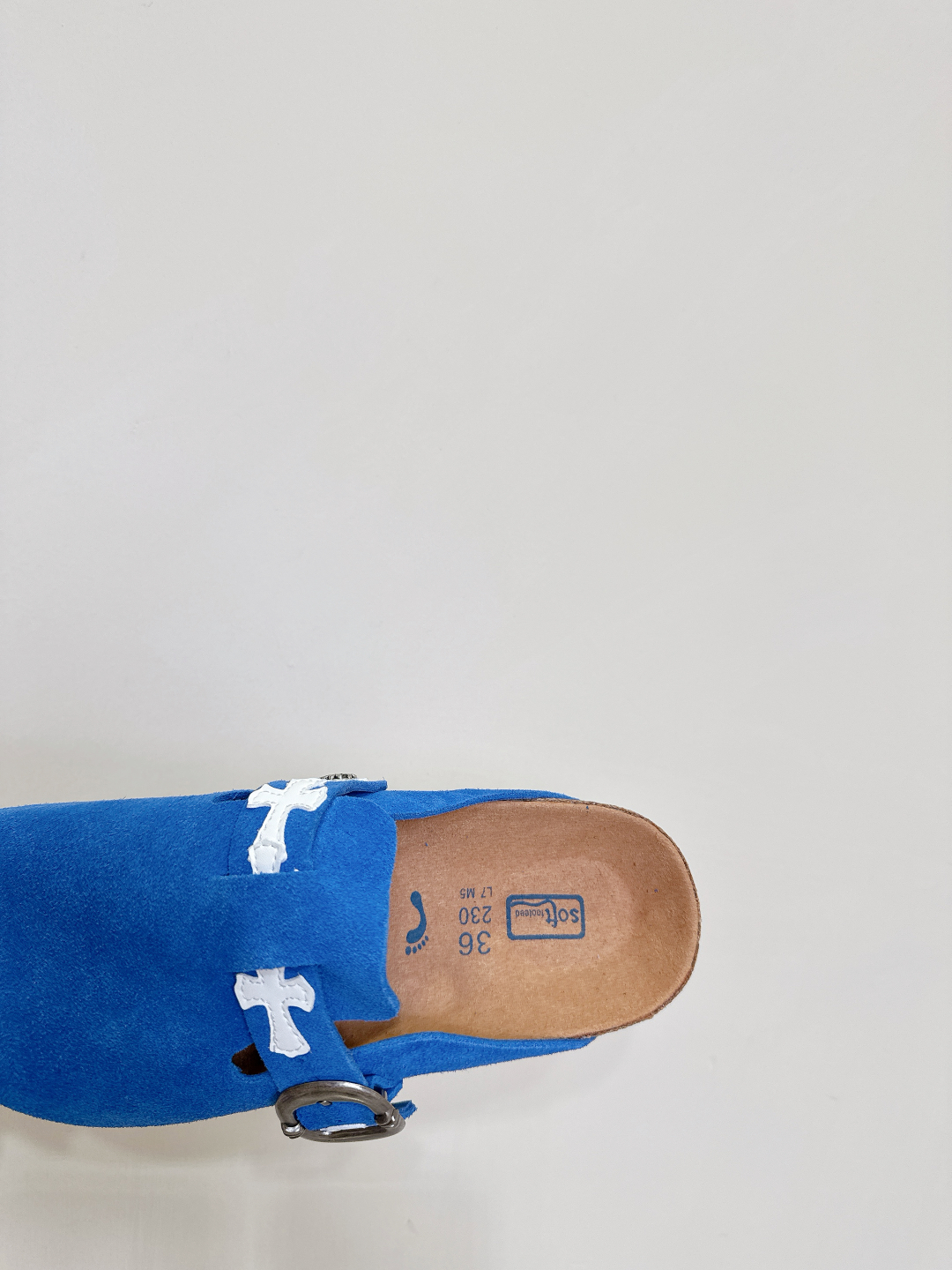 Chrome Hearts Crocson 25ss Recreational Half-Trail Shoe: Comfortable Foot-Shaped Design with Soft Wood - 图片 8