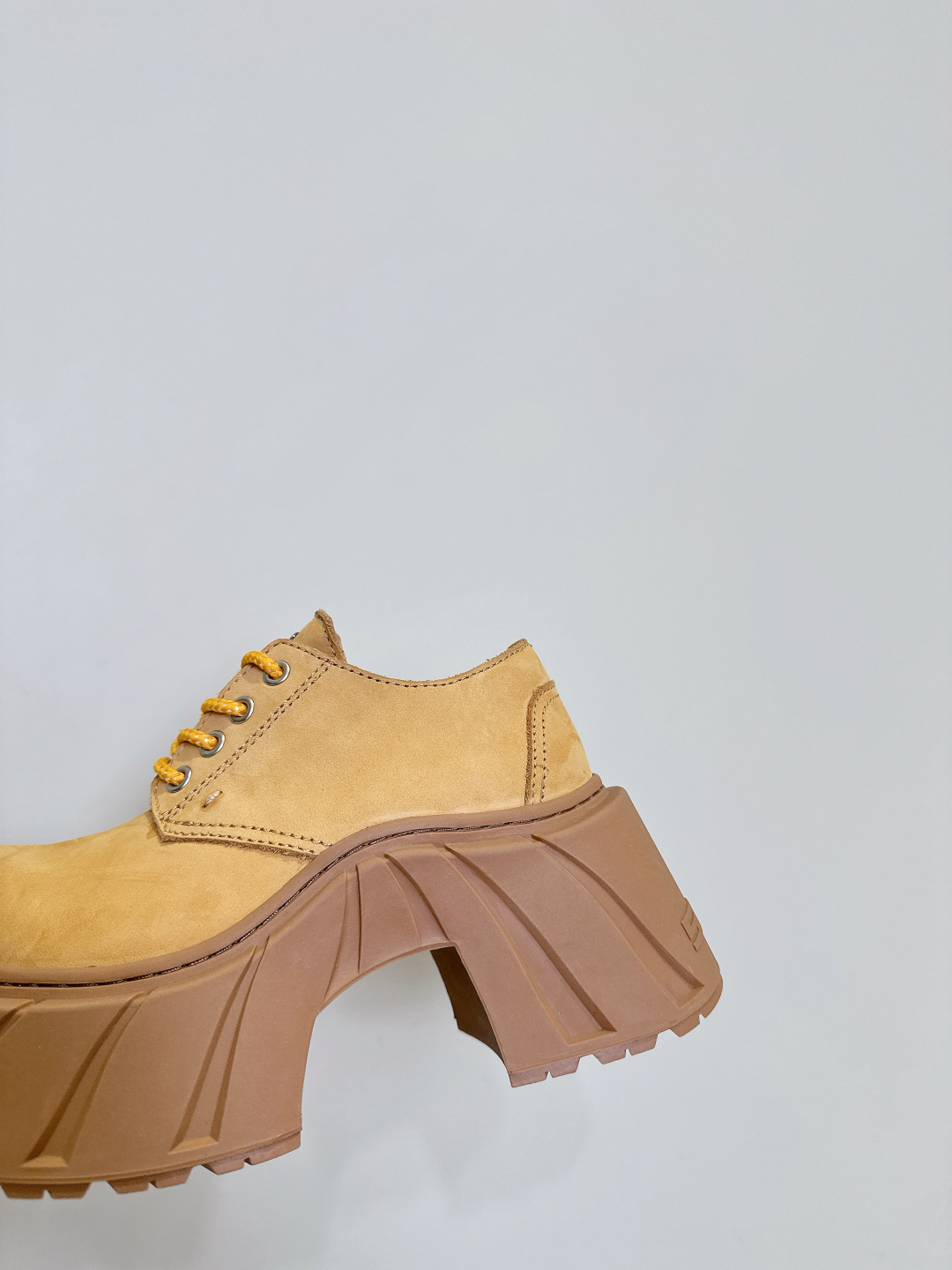 Fresh and Stylish Derby Shoes with Thick Base for Small Crowds - 图片 7