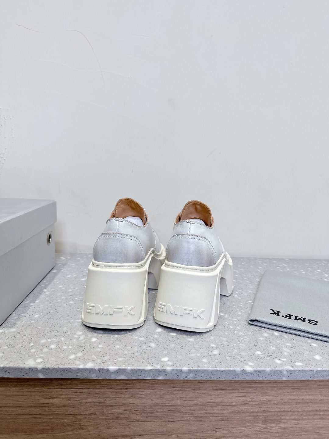 Fresh Small Crowds Derby Shoes with Thick Base for Leisure Wear - 图片 6