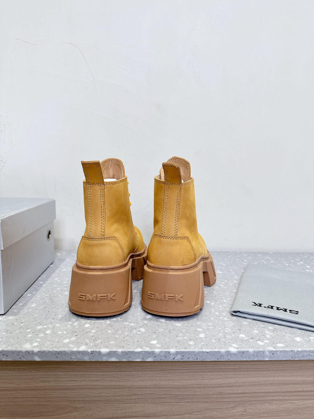 768 Smfk Martin Boots with Fresh Thick Base for Leisure Shoes - 图片 6