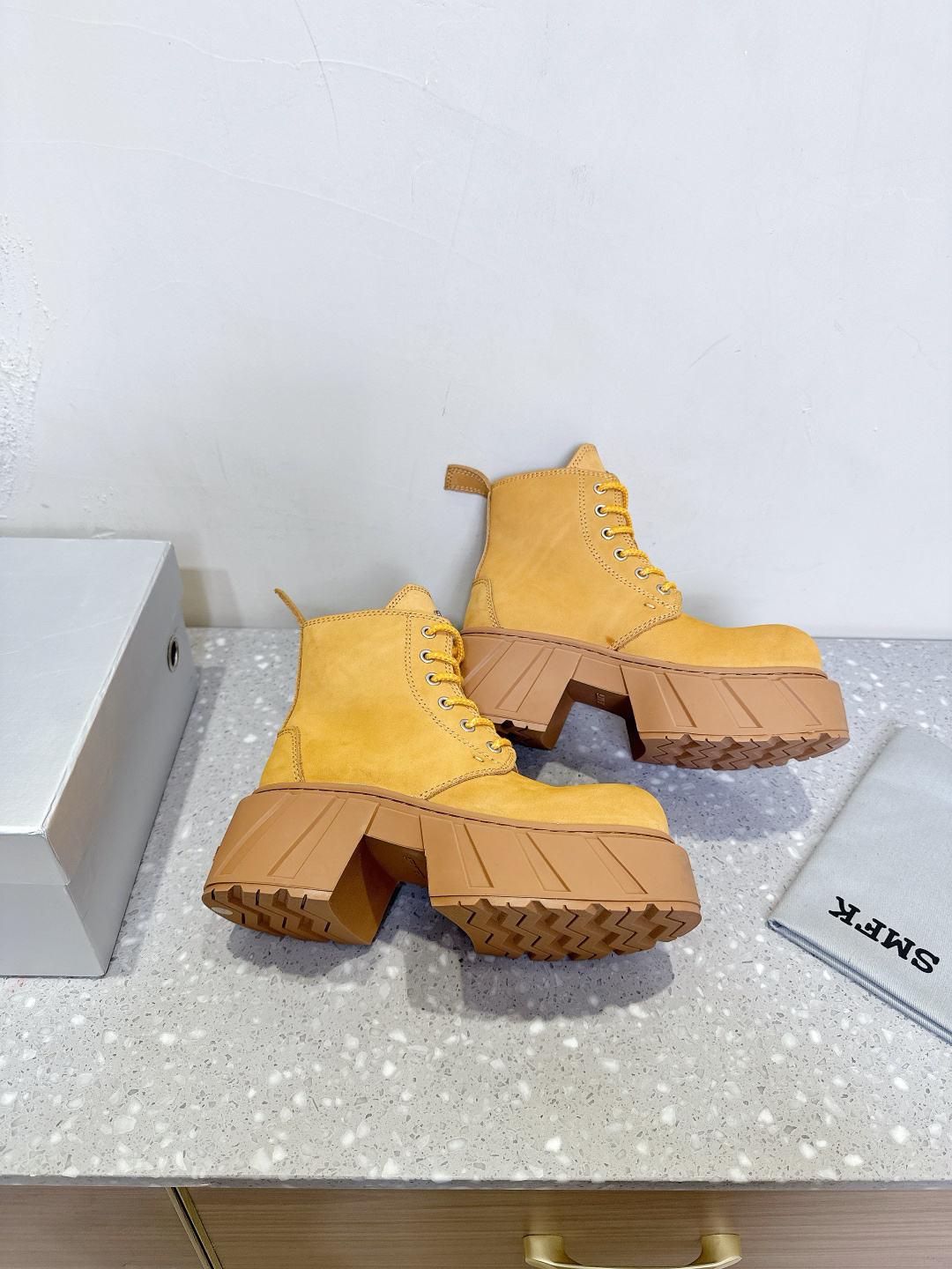 768 Smfk Martin Boots with Fresh Thick Base for Leisure Shoes - 图片 4