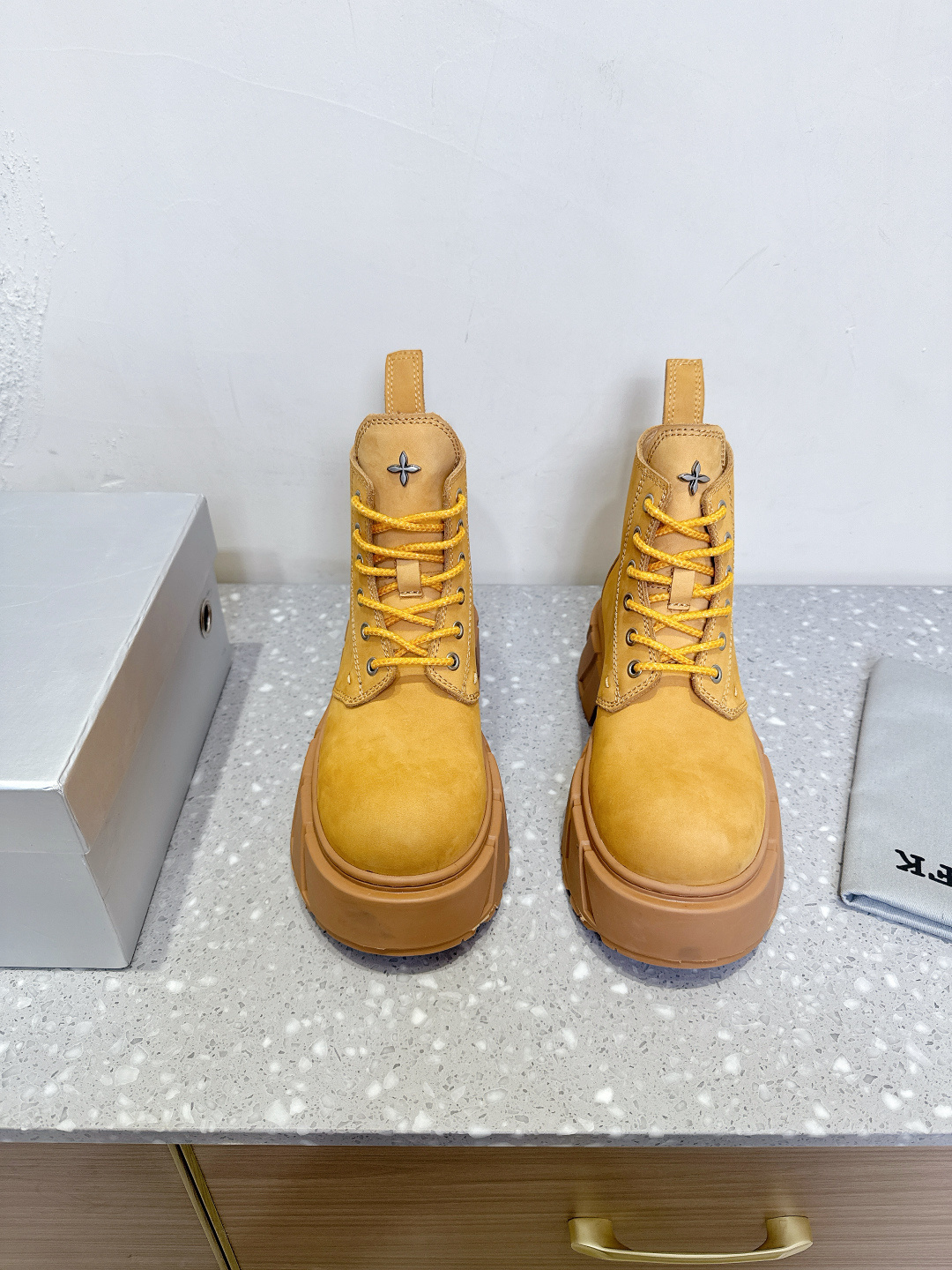 768 Smfk Martin Boots with Fresh Thick Base for Leisure Shoes - 图片 2