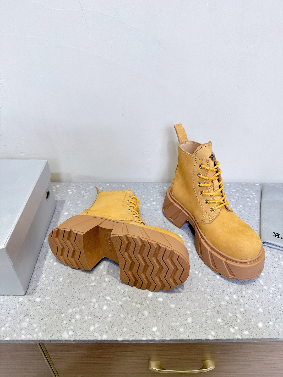 768 Smfk Martin Boots with Fresh Thick Base for Leisure Shoes - 图片 3