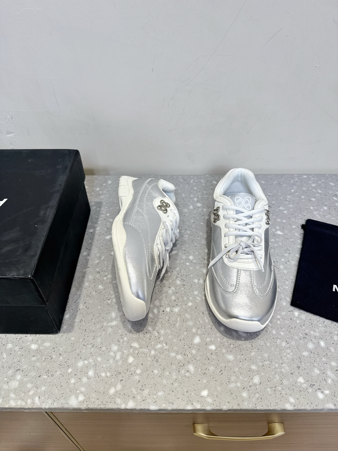 “German Recreational Shoes: Unique New Autumn Winter Styles for Women, Cricket Design, Panda Color, Custom Rubber Sole”