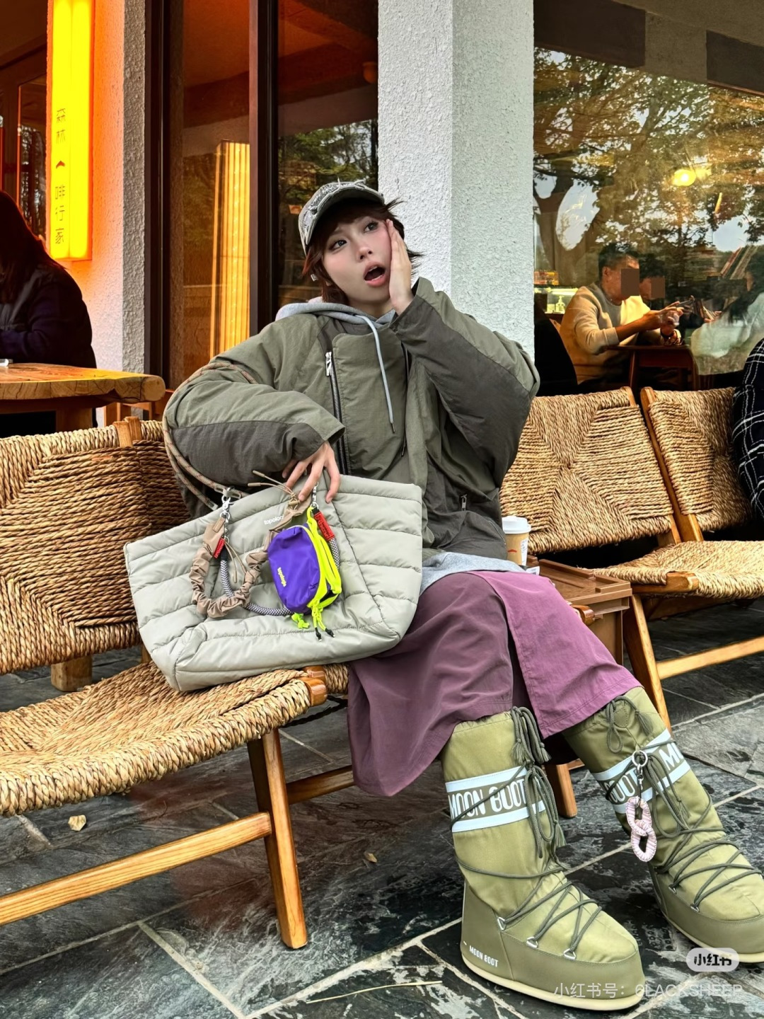 NO:488762,Share pictures of the foot, snow boots, boots19860909上脚图分享,雪地靴,boots,Women's Shoes