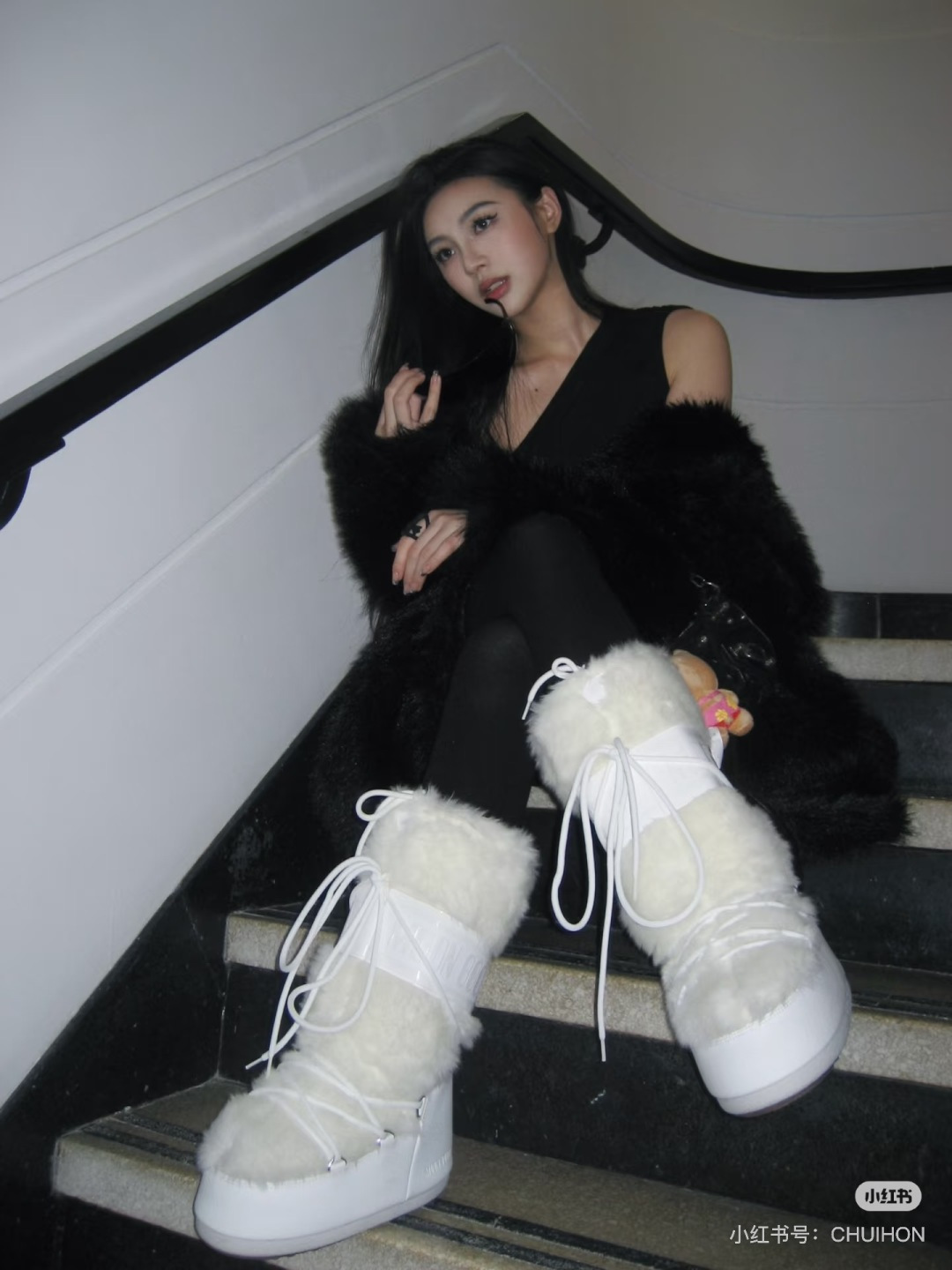 NO:488824,Share pictures of the foot, snow boots, boots19860909上脚图分享,雪地靴,boots,Women's Shoes