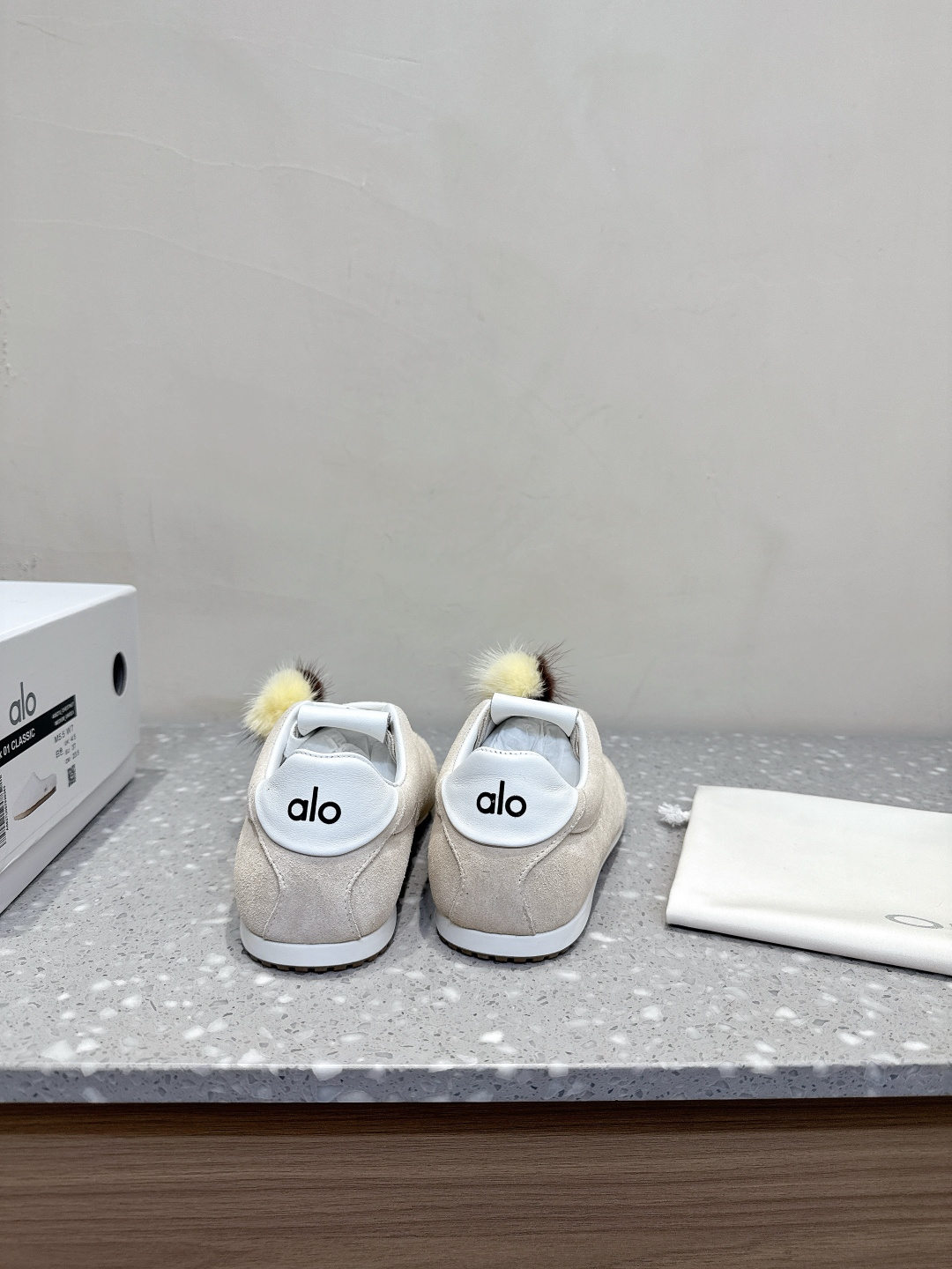 알로 선셋 레이스업 가죽 운동화 75462 이미지 6