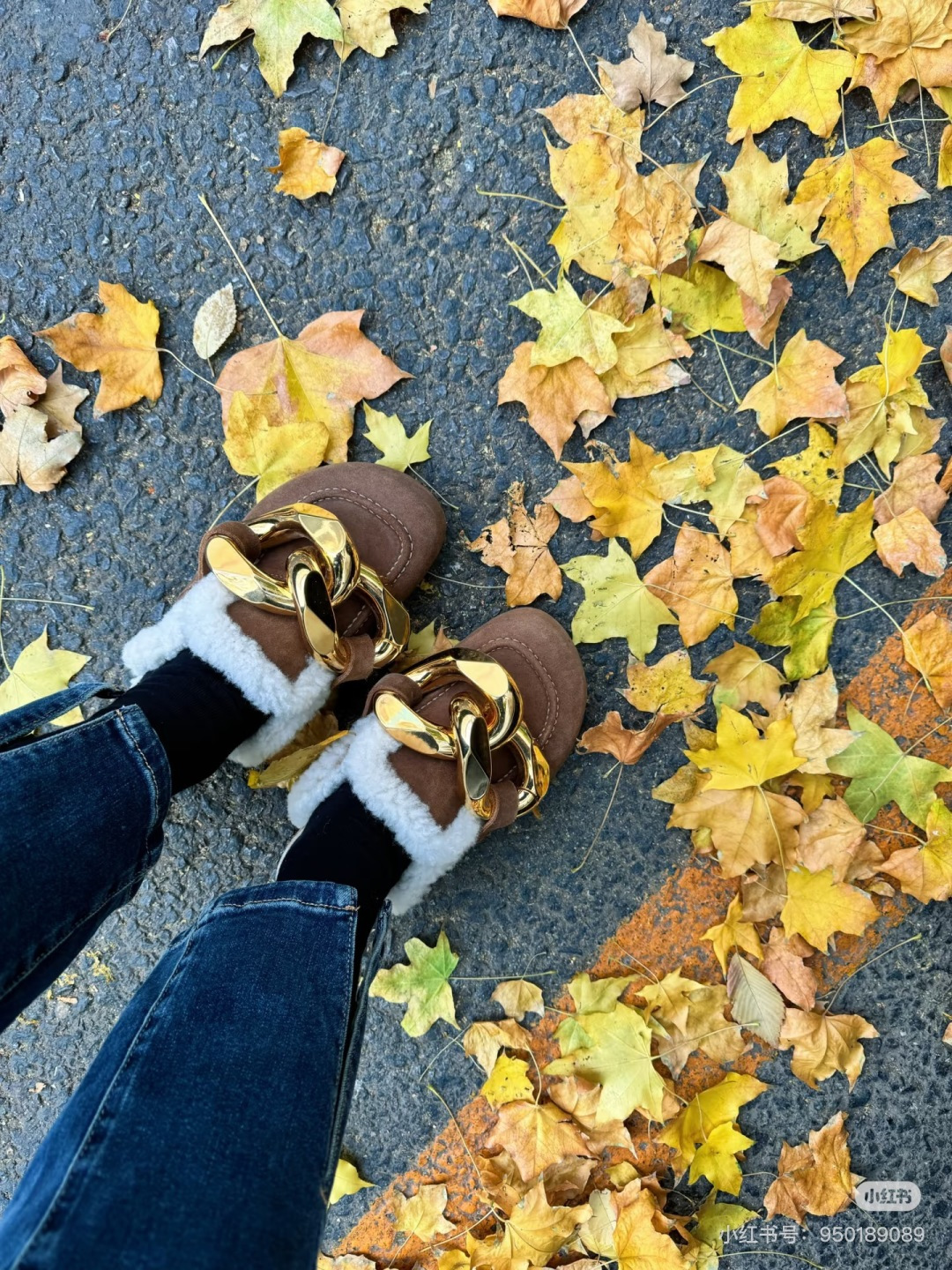 NO:498247,Share the picture of the foot, half-dragged fur shoes19860909上脚图分享,半拖毛毛鞋,Women's Shoes