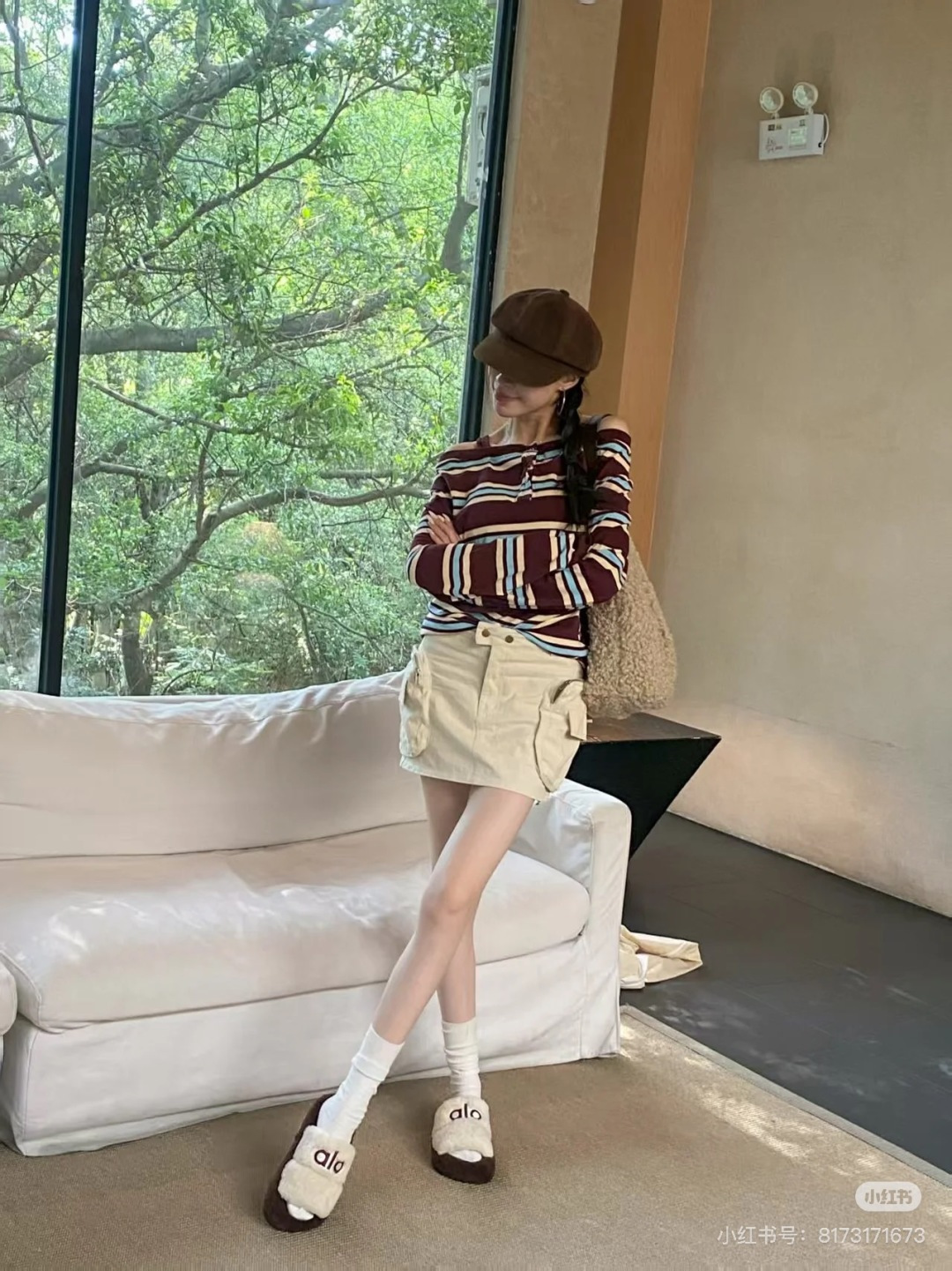 NO:535414,Share pictures of the foot, fur shoes and slippers19860909上脚图分享,毛毛鞋拖鞋,slippers,Women's Shoes