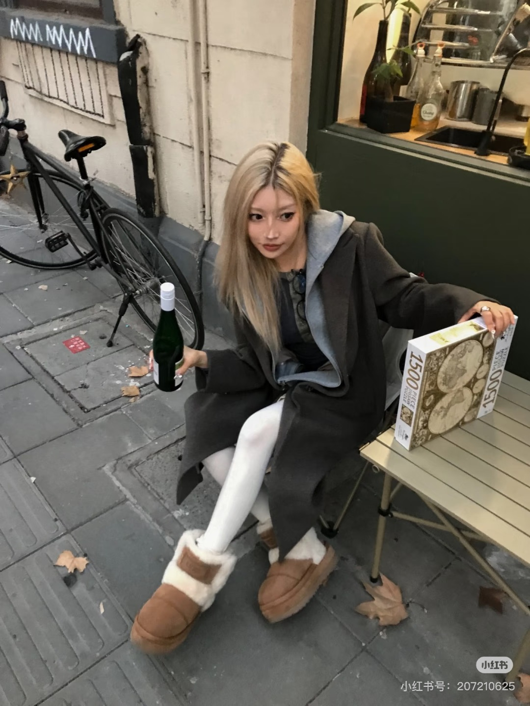 NO:543486,Share pictures of the foot, snow boots, boots19860909上脚图分享,雪地靴,boots,Women's Shoes