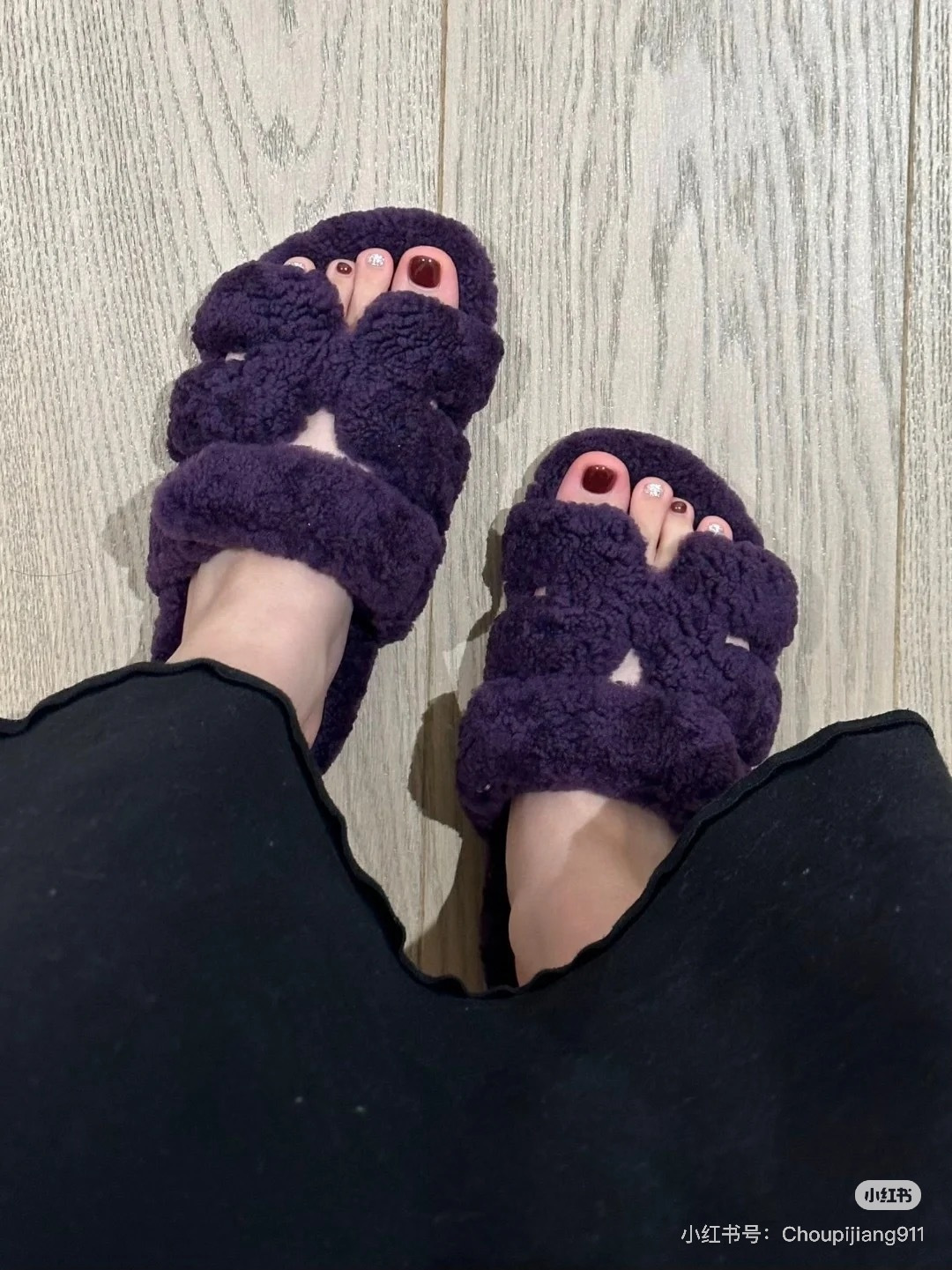 NO:562787,Sharing pictures of upper feet, furry shoes and slippers, slippers19860909上脚图分享,毛毛鞋拖鞋,slippers,Women's Shoes