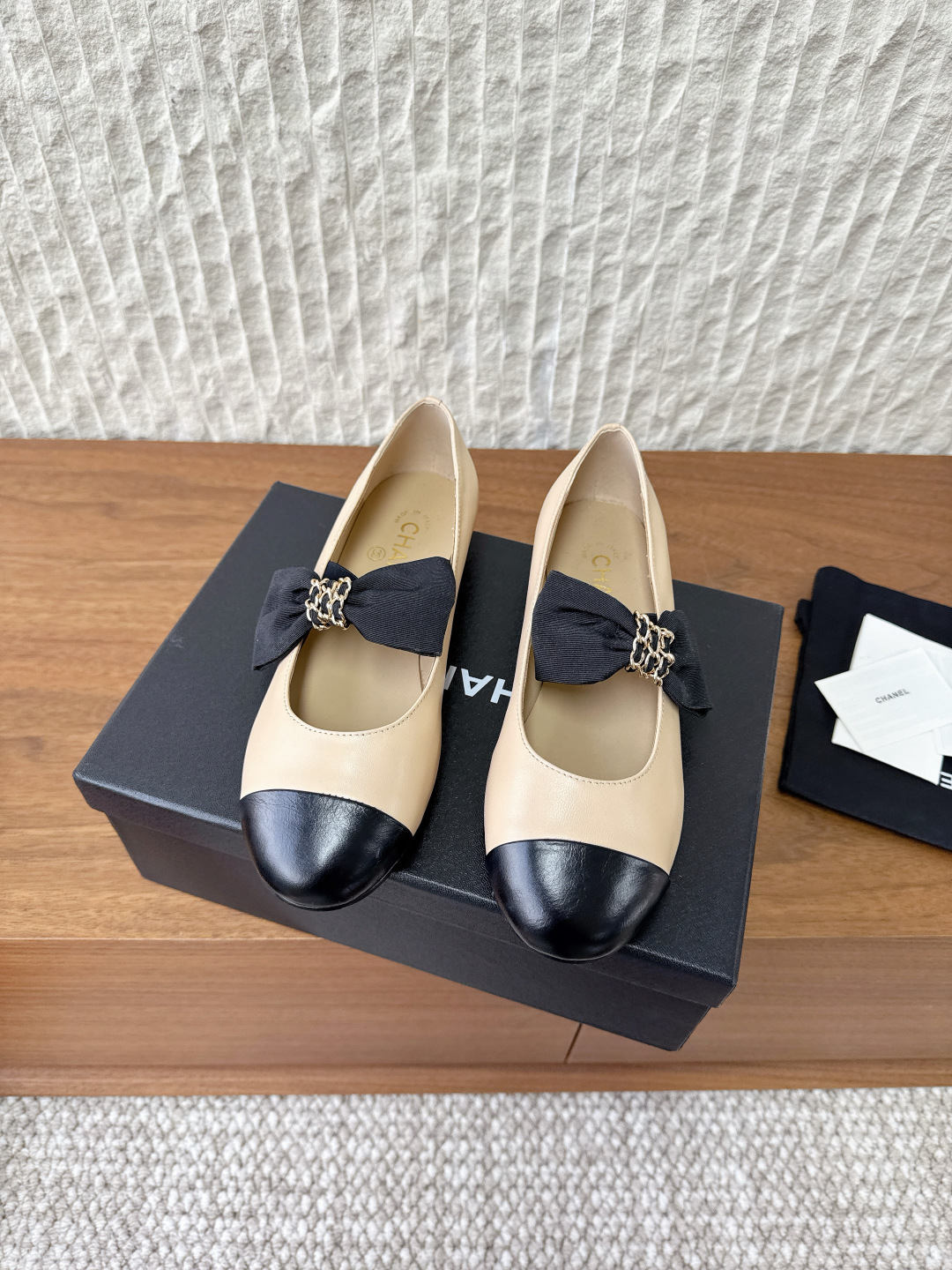 Chanel Chanel 26ss desfile de primavera y verano ¡Los zapatos con lazo Mary Jane se plantaron a primera vista y se pued…