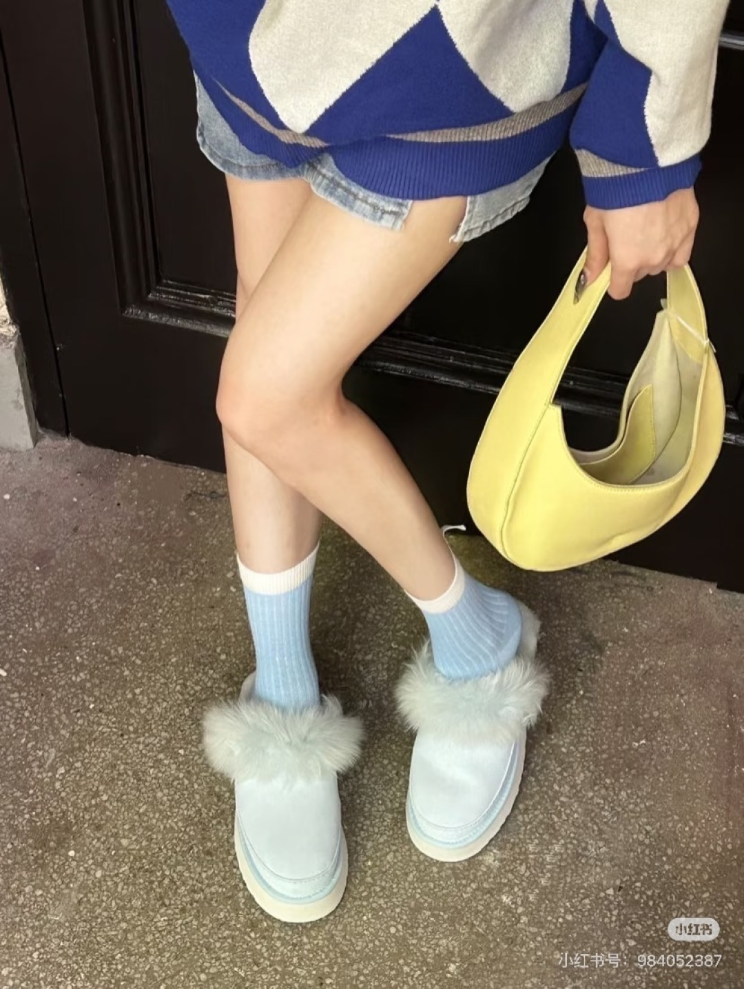 NO:578005,Sharing pictures of upper feet, half-drag snow boots, boots19860909上脚图分享,半拖雪地靴,boots,Women's Shoes