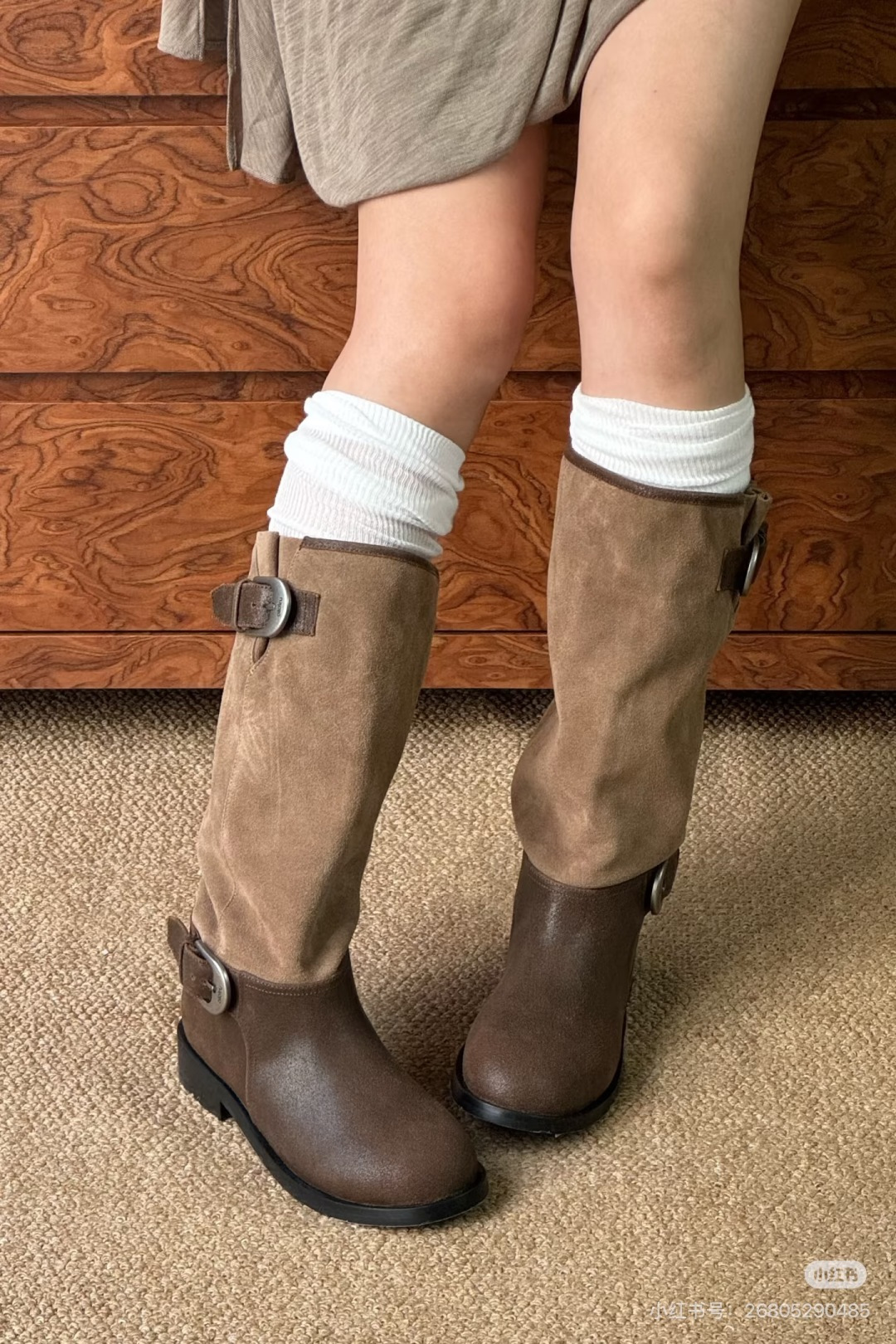 NO:594628,Sharing pictures of upper feet, boots, boots19860909上脚图分享,靴子,boots,Women's Shoes