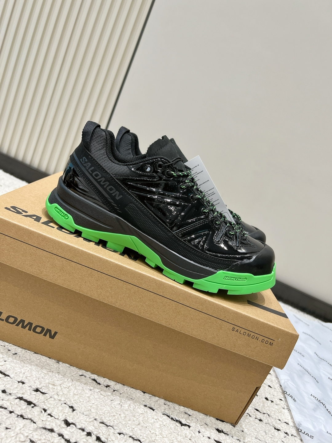 Balenciaga Salomon 萨洛蒙 26/ 新款拼接风绑带户外 登山鞋 休闲鞋 运动鞋