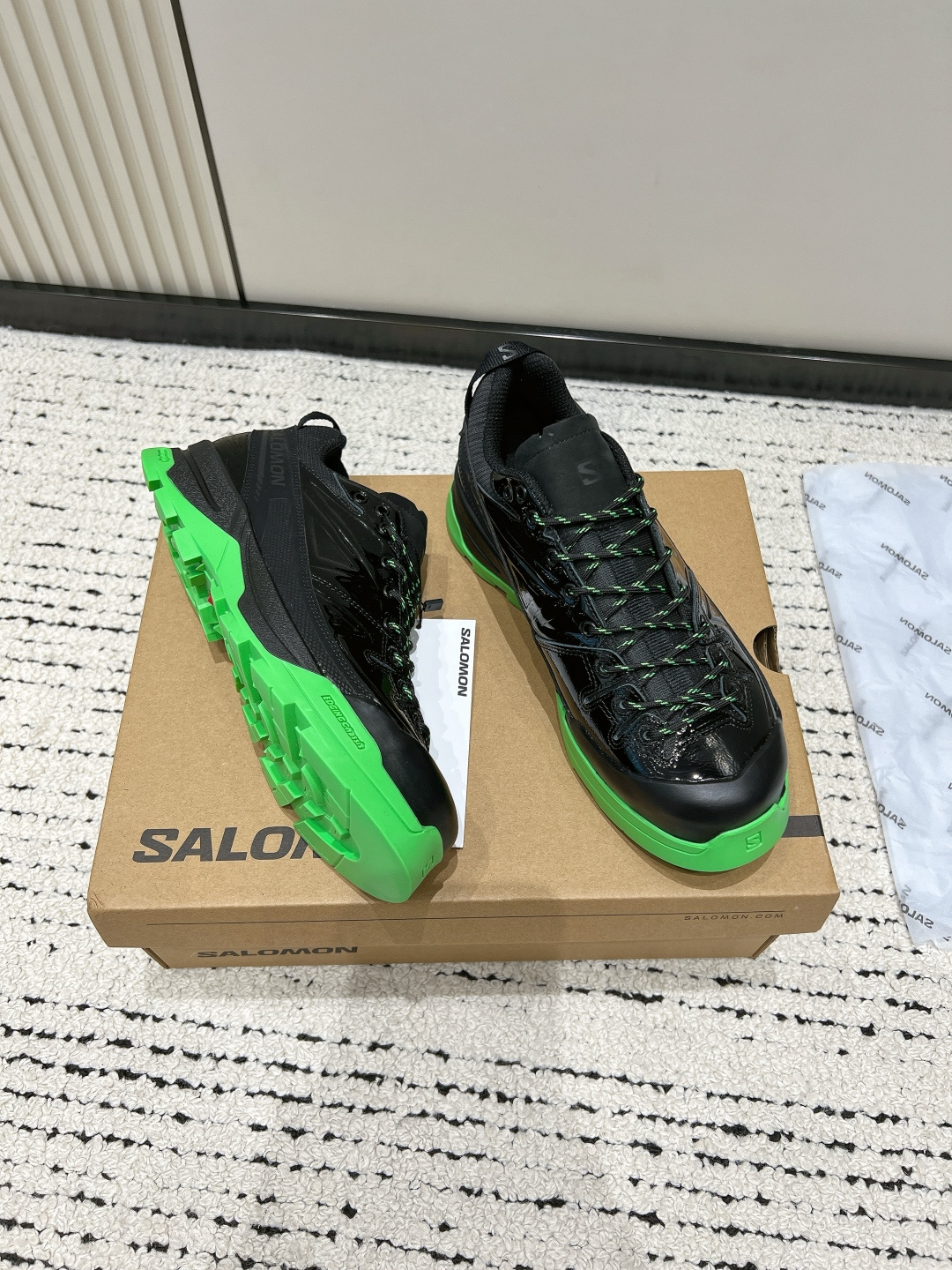 Balenciaga Salomon 萨洛蒙 26/ 新款拼接风绑带户外 登山鞋 休闲鞋 运动鞋