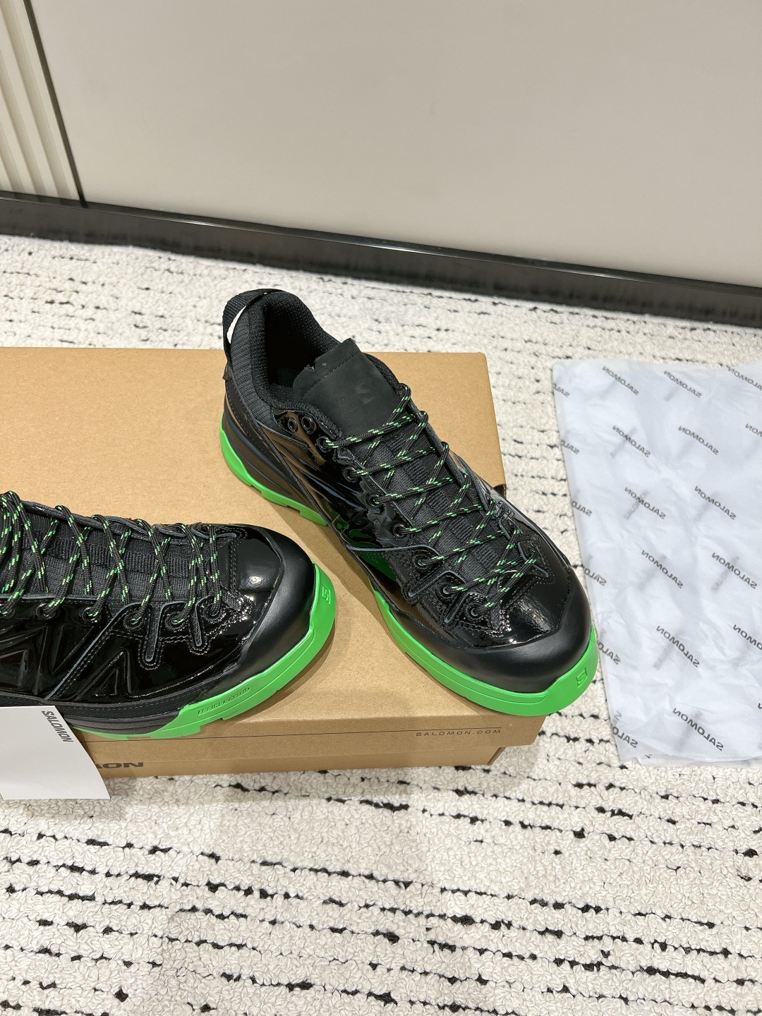Balenciaga Salomon 萨洛蒙 26/ 新款拼接风绑带户外 登山鞋 休闲鞋 运动鞋