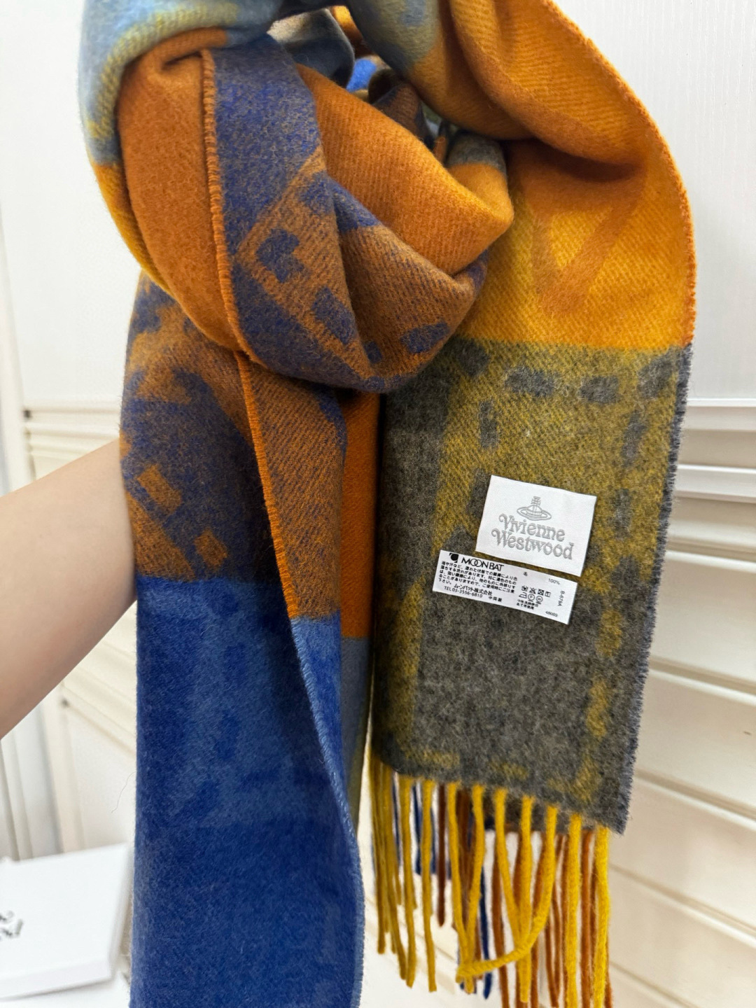 🆕𝐢𝐯𝐢𝐞𝐧𝐧𝐞 𝐖𝐞𝐬𝐭𝐰𝐨𝐨𝐝🪐✨大土星新款围巾 vivienne westwood西太后土星 英国