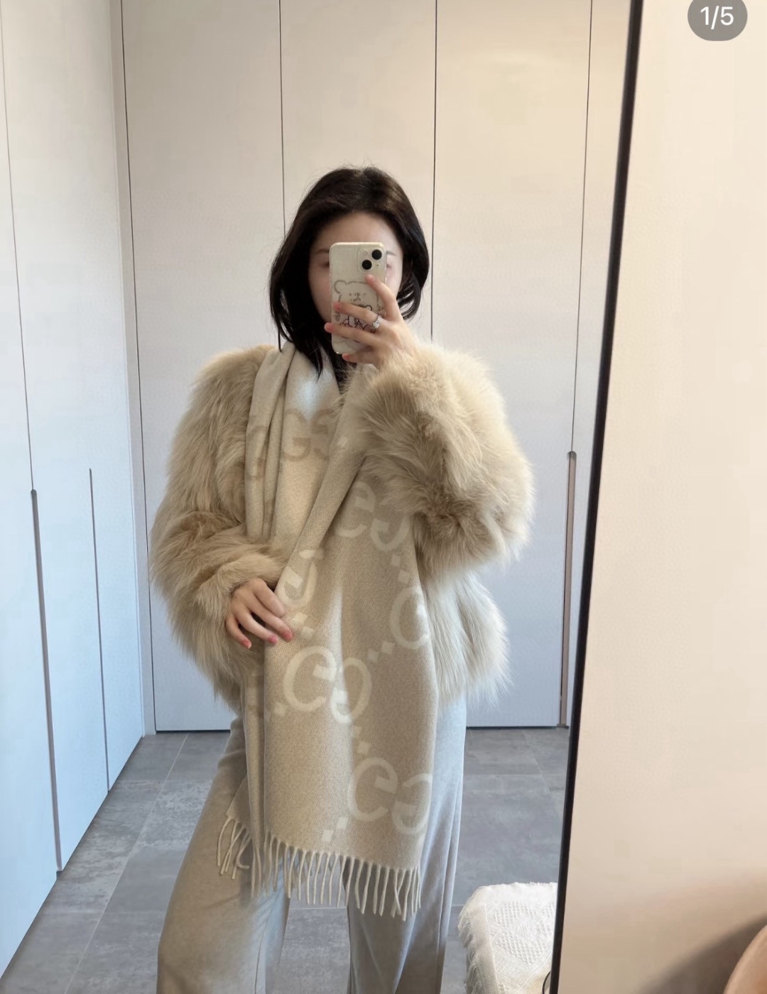 🆕Gucci金丝奶茶，带金属丝线版本，BlingBling闪闪的，专柜售价7845的好货！就是喜欢Guc