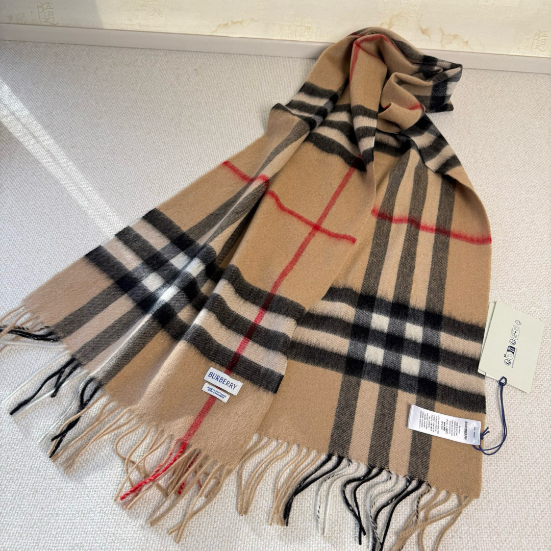 🆕【纯羊绒芯片版】Burberry · 巴宝莉经典万年格子❗️老款新作，最新官网全套辅料❗️HK🇭🇰外贸