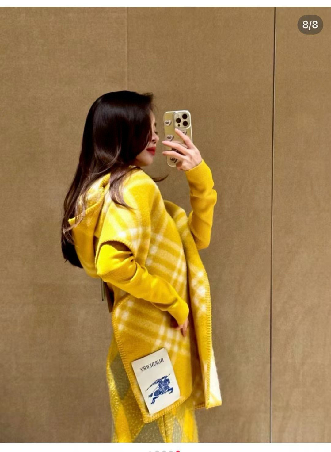 【带别针➕10】🆕Burberry家最新款专属标识连帽小披肩，围巾披肩两用，绝对市面最牛的货，真材实料的