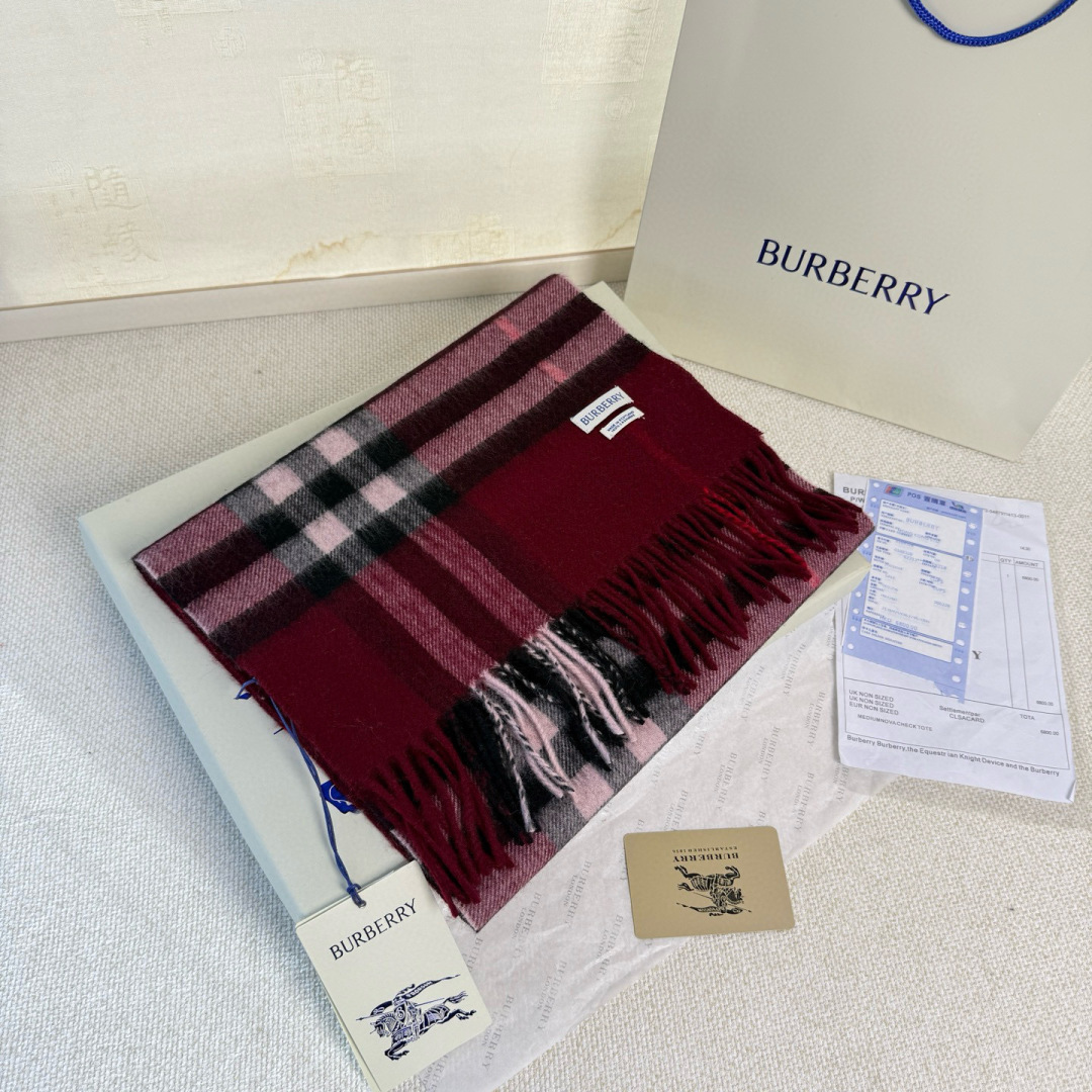 🆕【纯羊绒芯片版】Burberry · 巴宝莉经典万年格子❗️老款新作，最新官网全套辅料❗️HK🇭🇰外贸
